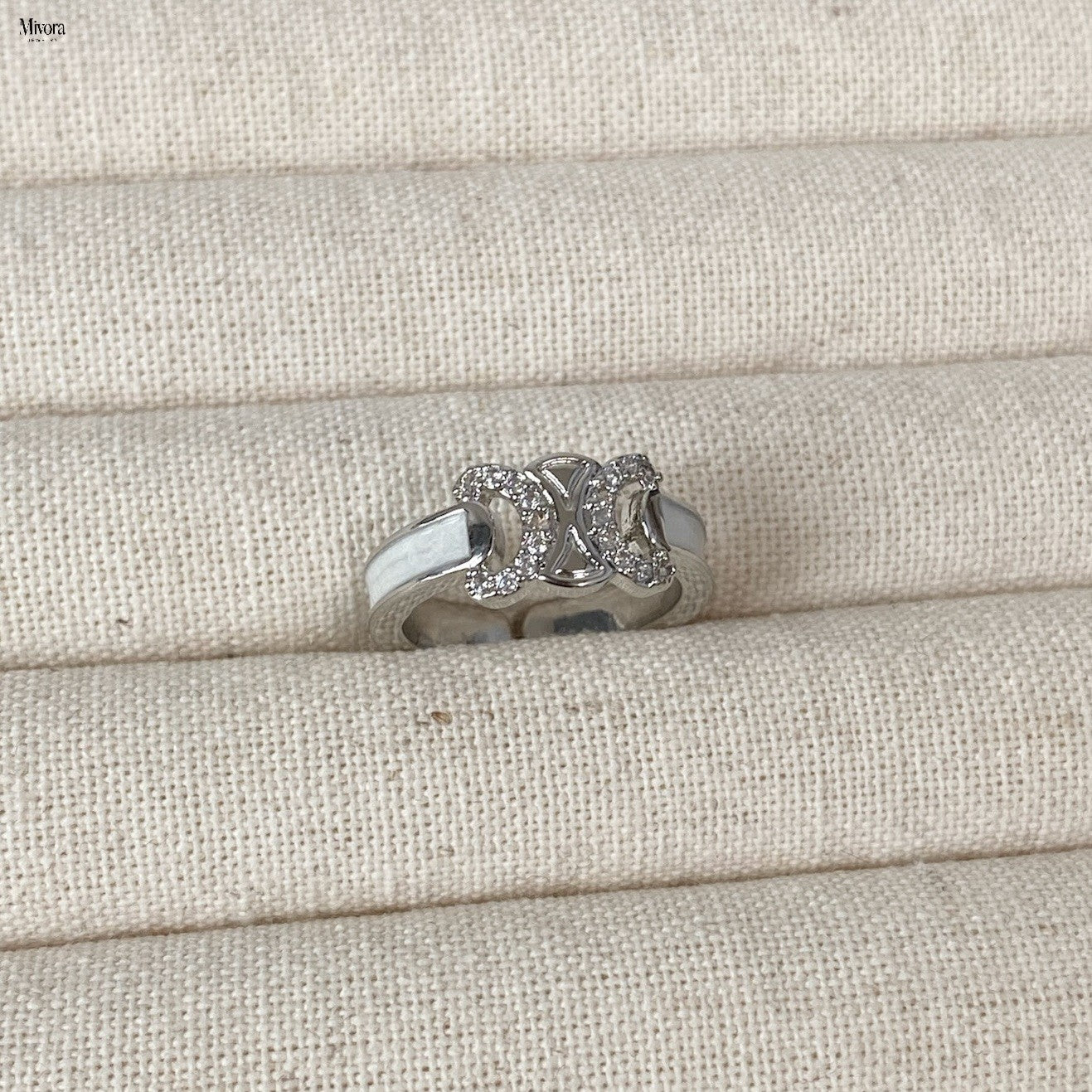 Mivora® ARC DE TRIOMPHE PAV RING