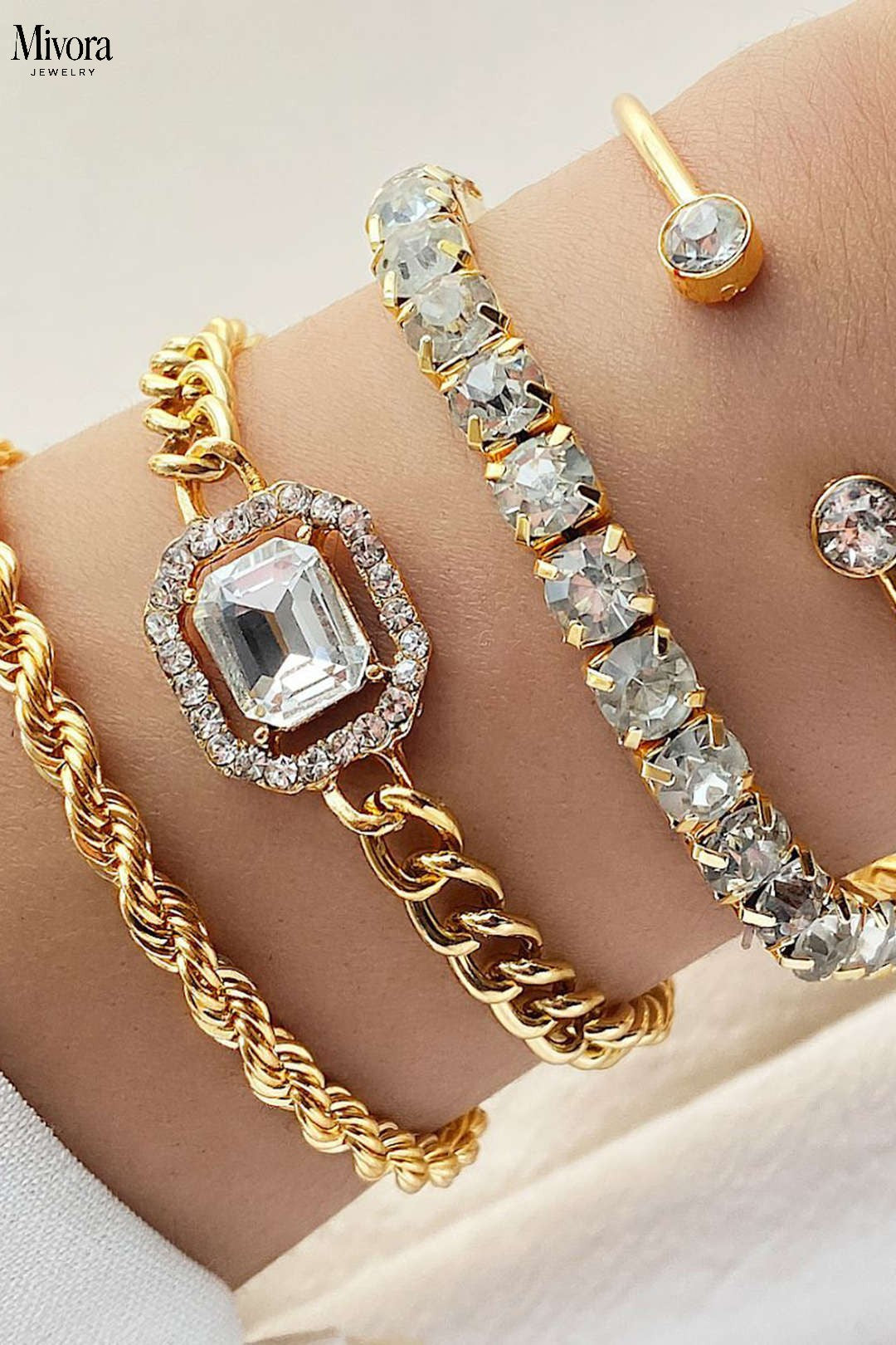 LE CHIC SET BRACELET | GOLD