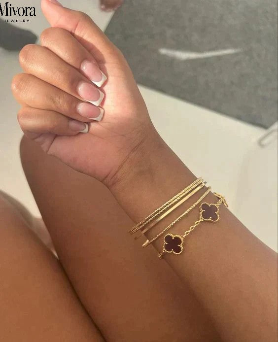 Mivora CLOVER BRACELET | GOLD