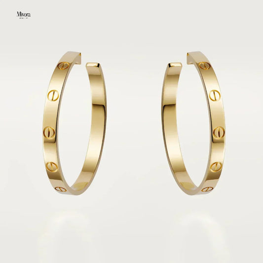 ETERNITY OHRRINGE LARGE | GOLD