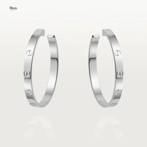 ETERNITY OHRRINGE LARGE | SILBER