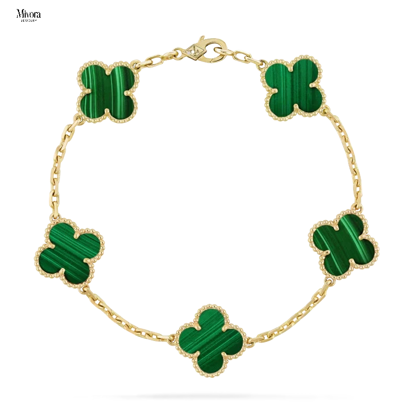 Mivora CLOVER BRACELET | EMERALD