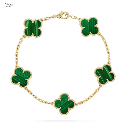 Mivora CLOVER BRACELET | EMERALD
