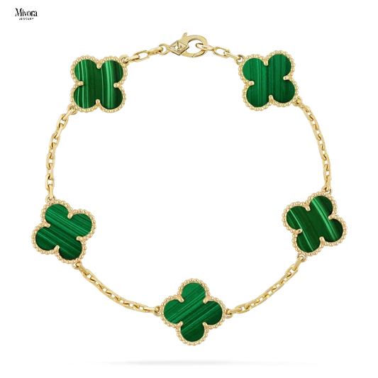 Mivora CLOVER BRACELET | EMERALD