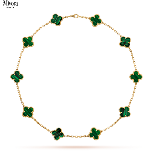 CLOVER NECKLACE 10 | EMERALD