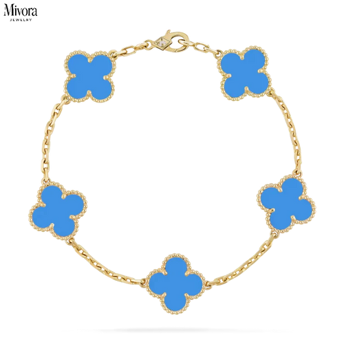 Mivora CLOVER BRACELET | ROYAL BLUE
