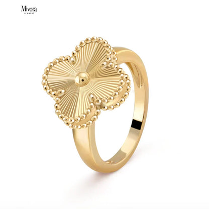 LUCKY CLOVER RING | GOLD & SILVER