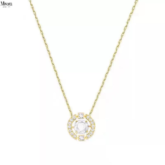 Mivora® DANCING HEART BLUE GEM NECKLACE