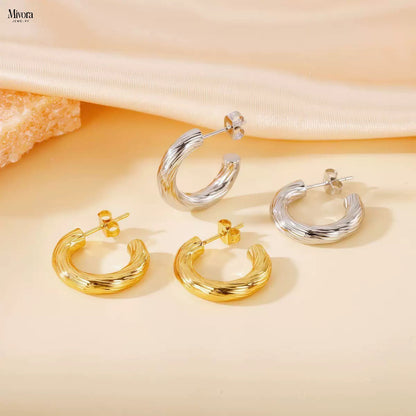 Mivora® LUXE C-HOOP EARRINGS