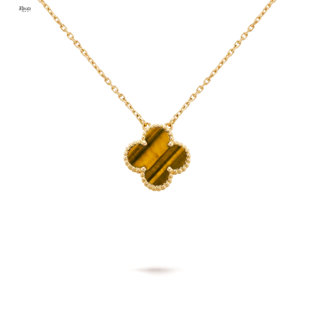 CLOVER NECKLACE | AMBER