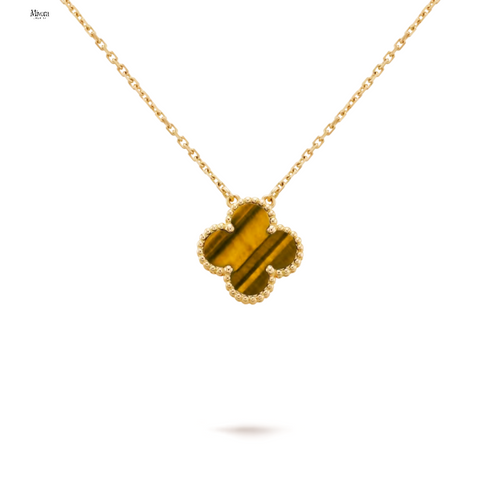 CLOVER NECKLACE | AMBER