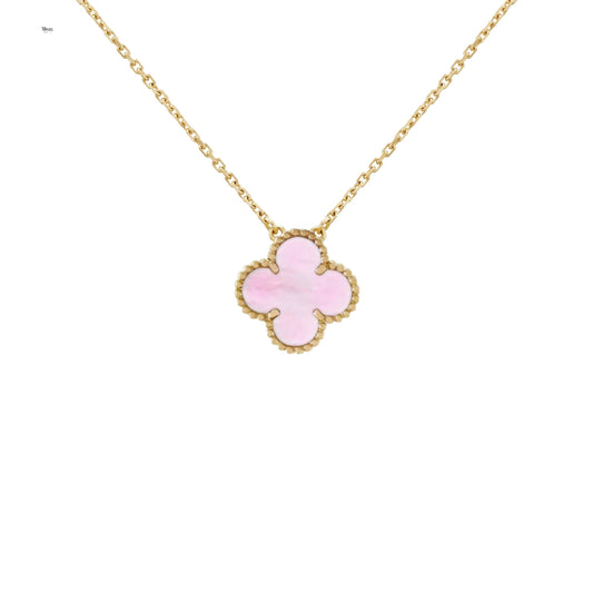 Mivora CLOVER NECKLACE | PINK GOLD