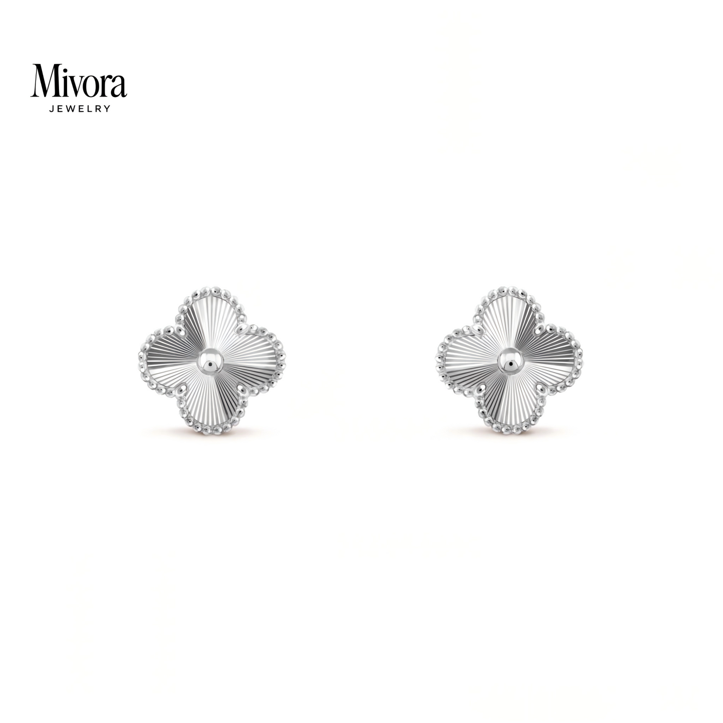 CLOVER EARRINGS | SILVER