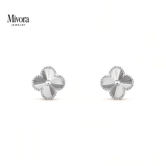 CLOVER EARRINGS | SILVER