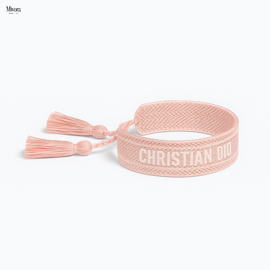 DC FABRIC BRACELET | PINK