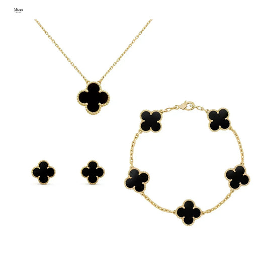 GOLDEN BLACK LUXE | CLOVER SET