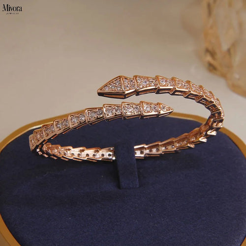 DELUXE SERPENT BRACELET | ROSGOLD