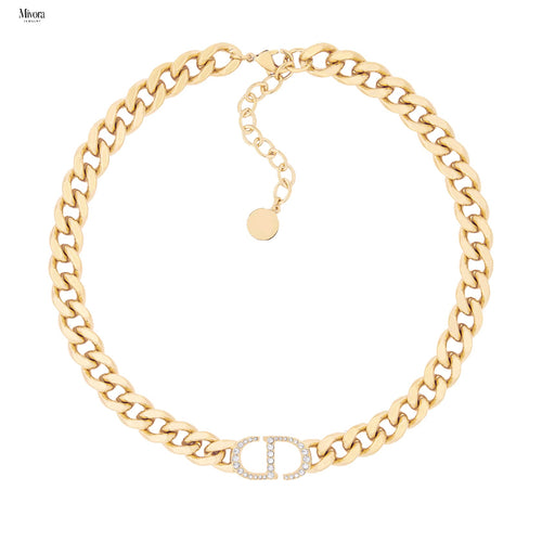 DIANA NECKLACE DIAMOND - GOLD