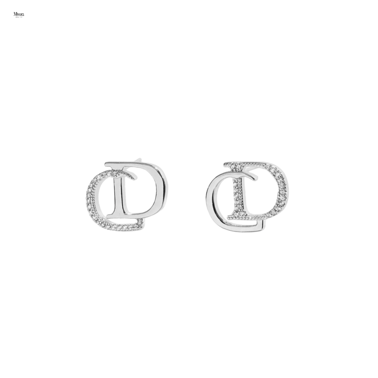 DC DIAMOND EARRINGS | SILVER