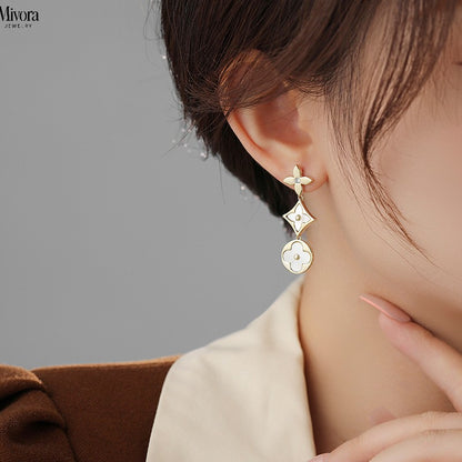 Mivora CLOVER PENDANT EARRINGS