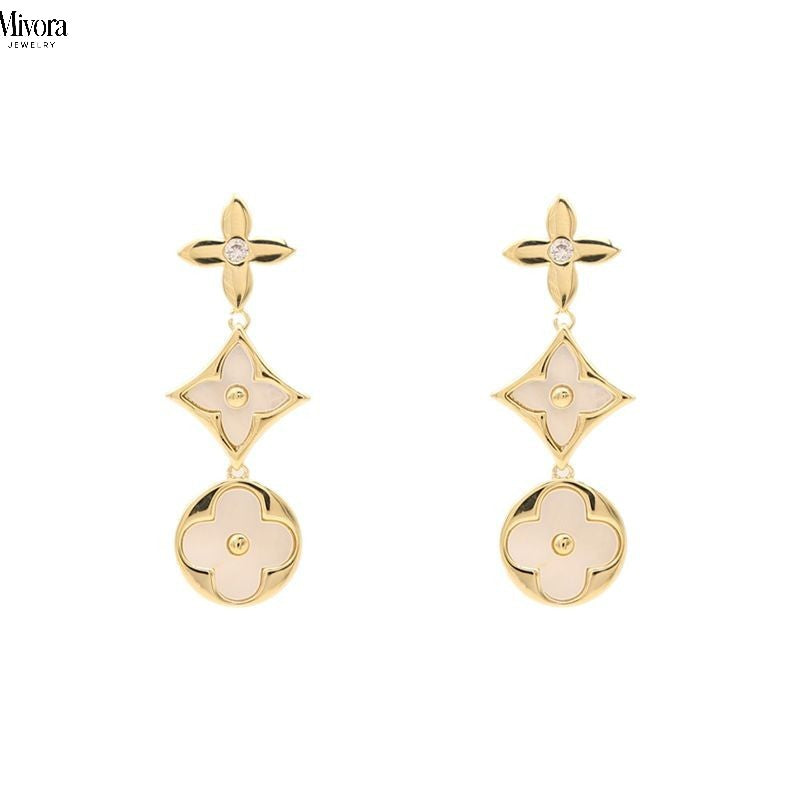 Mivora CLOVER PENDANT EARRINGS