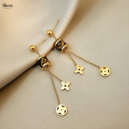 Mivora® Clover Tassel Earrings
