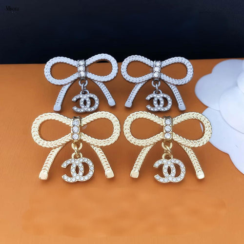 Mivora® DOUBLE C BOW EARRINGS