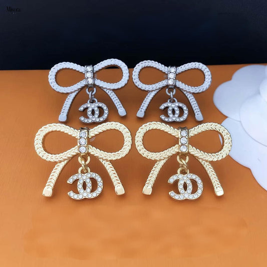 Mivora® DOUBLE C BOW EARRINGS