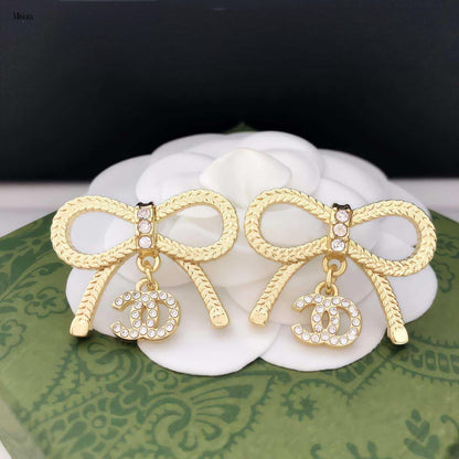 Mivora® DOUBLE C BOW EARRINGS