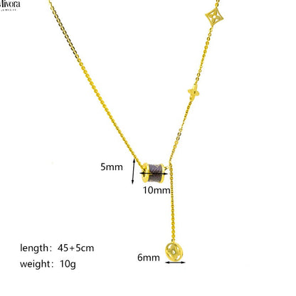 Mivora® CLOVER CHARM NECKLACE