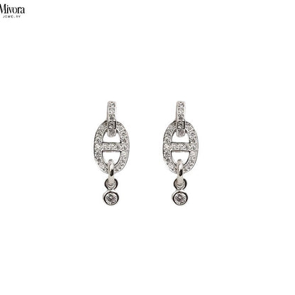 Mivora® CRYSTAL NOSE HOOP EARRINGS