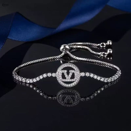 Mivora® LETTER ICON PAV BRACELET