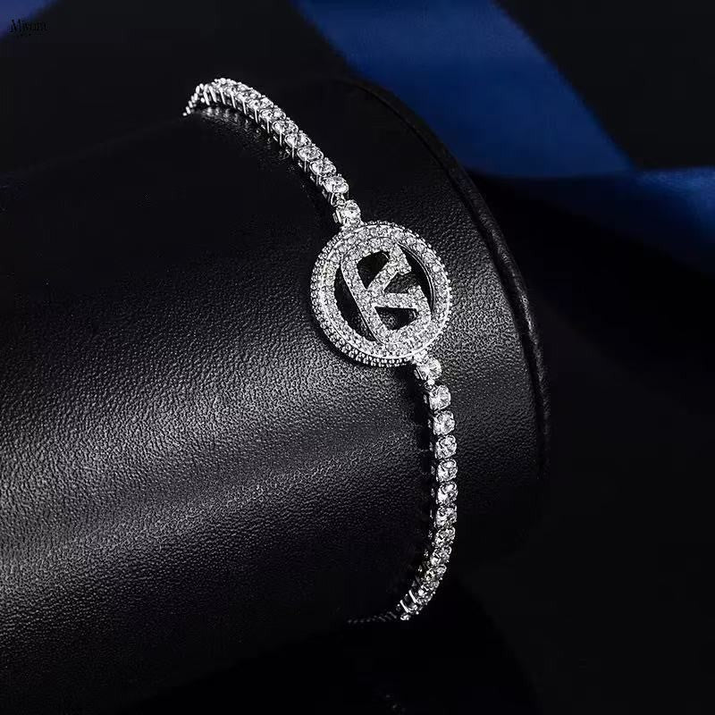 Mivora® LETTER ICON PAV BRACELET