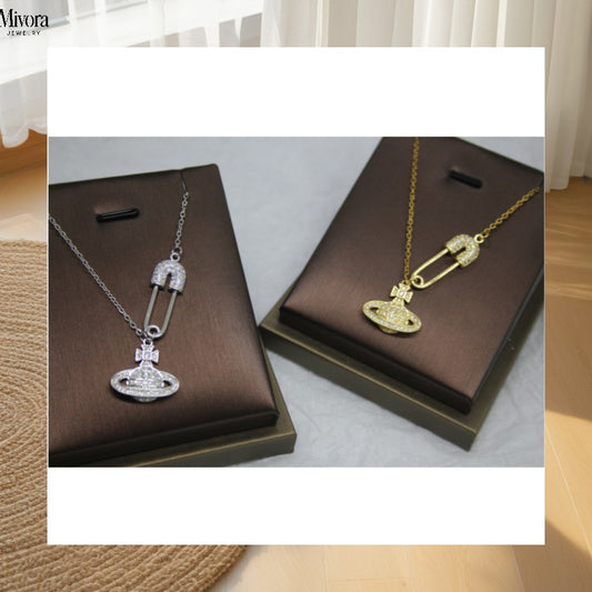 Mivora® SATURN PENDANT NECKLACE