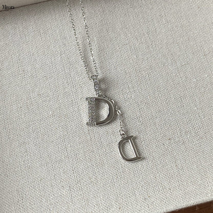 Mivora® DOUBLE D PAVE NECKLACE