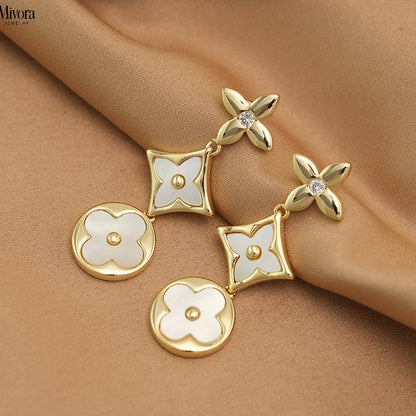 Mivora CLOVER PENDANT EARRINGS