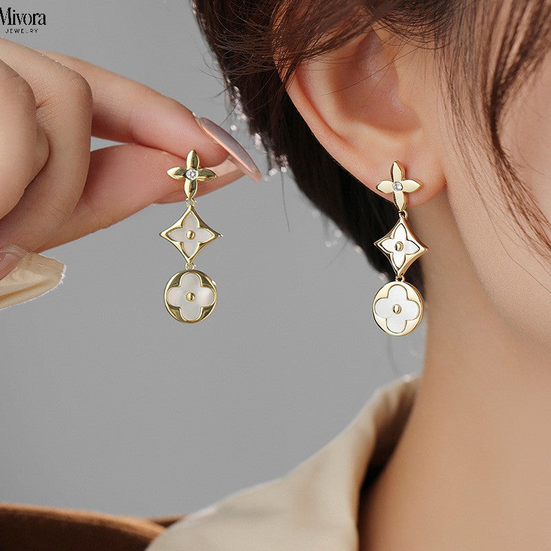 Mivora CLOVER PENDANT EARRINGS