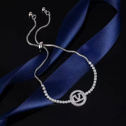 Mivora® LETTER ICON PAV BRACELET