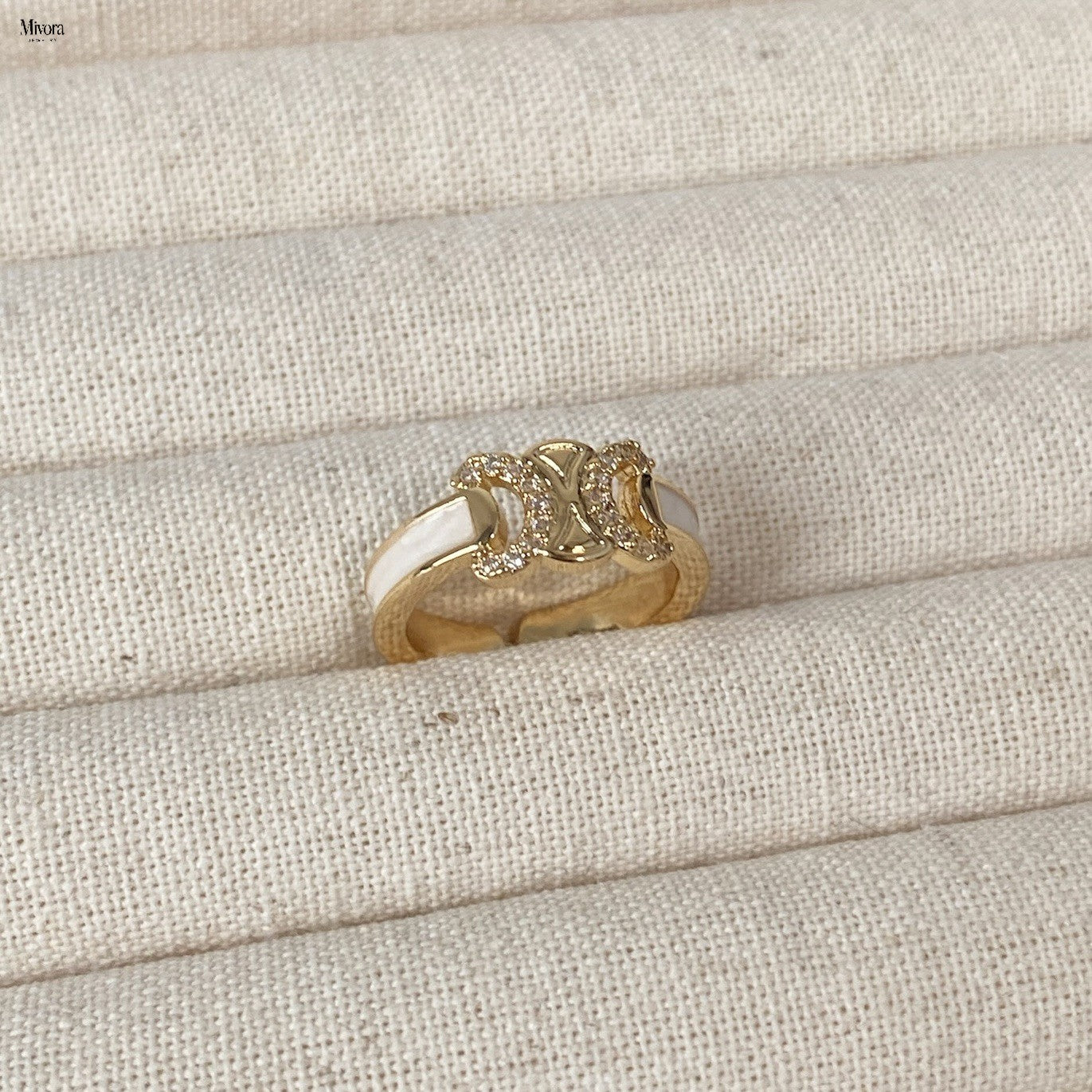 Mivora® ARC DE TRIOMPHE PAV RING