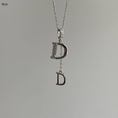 Mivora® DOUBLE D PAVE NECKLACE