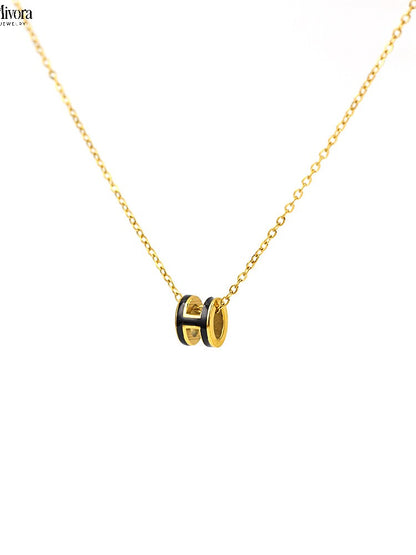 Mivora® H ENAMEL NECKLACE