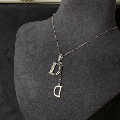 Mivora® DOUBLE D PAVE NECKLACE