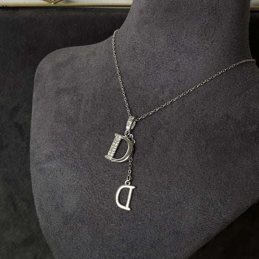 Mivora® DOUBLE D PAVE NECKLACE