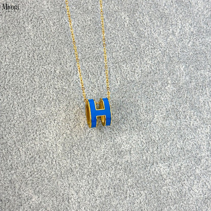 Mivora® H ENAMEL NECKLACE