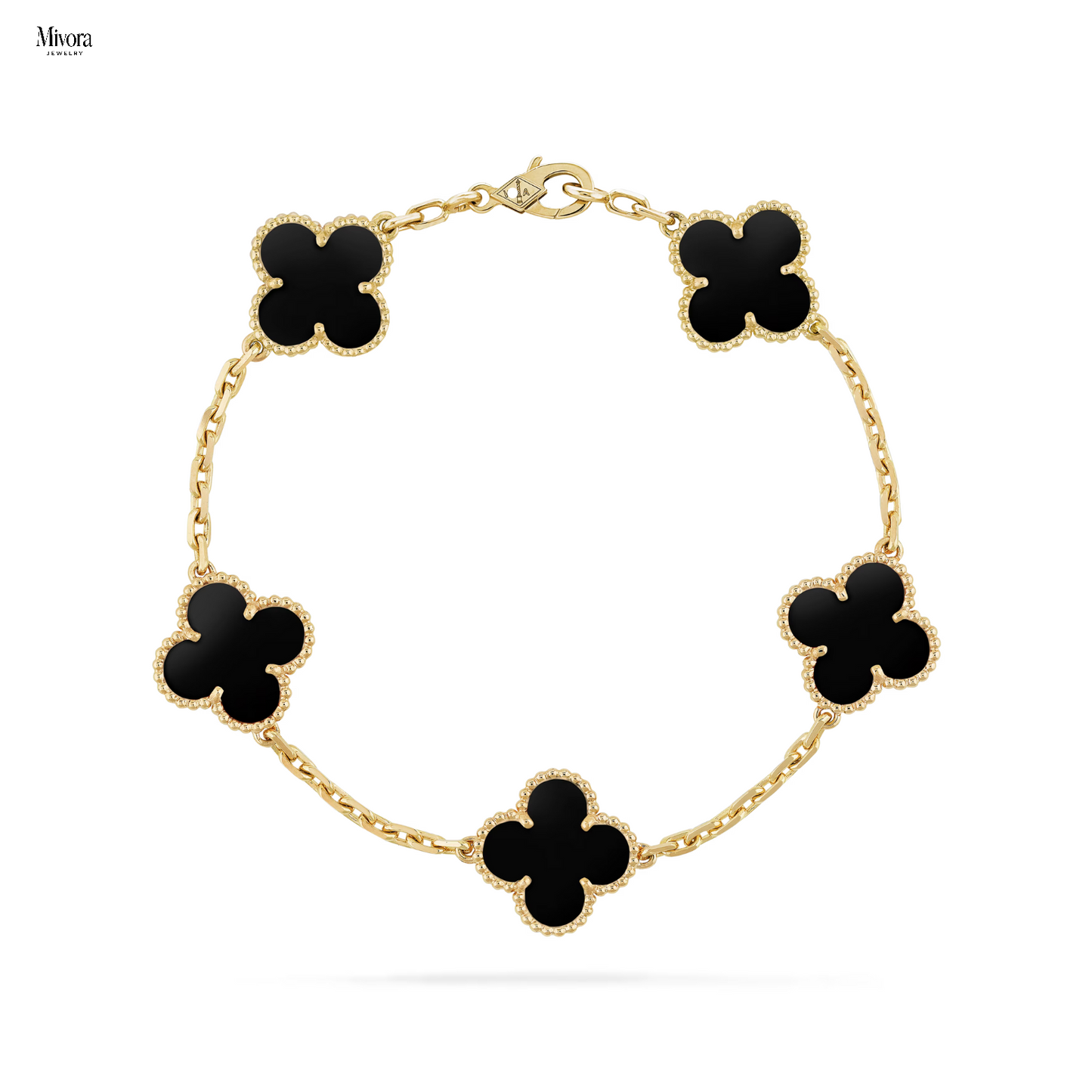 Mivora CLOVER BRACELET | ONYX