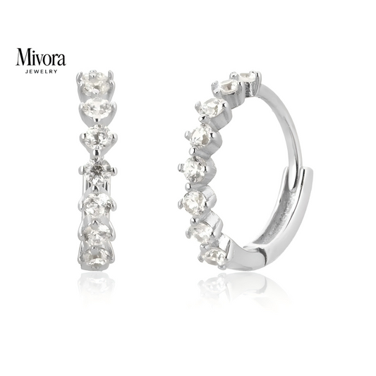 LE CHIC EARRINGS | SILVER BRILLIANT