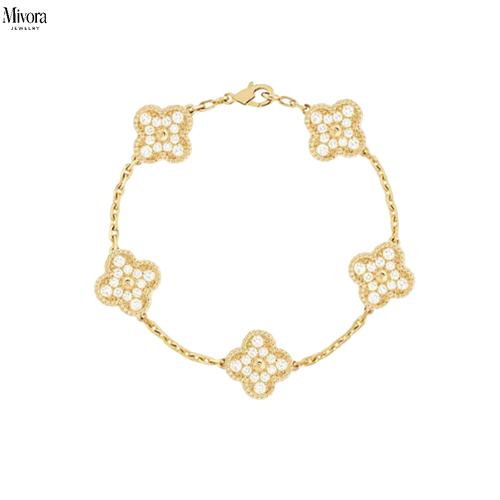 CLOVER DELUXE BRACELET | GOLD