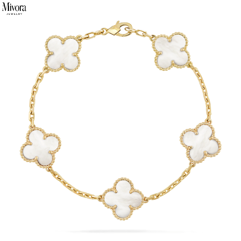 Mivora CLOVER BRACELET | PEARL