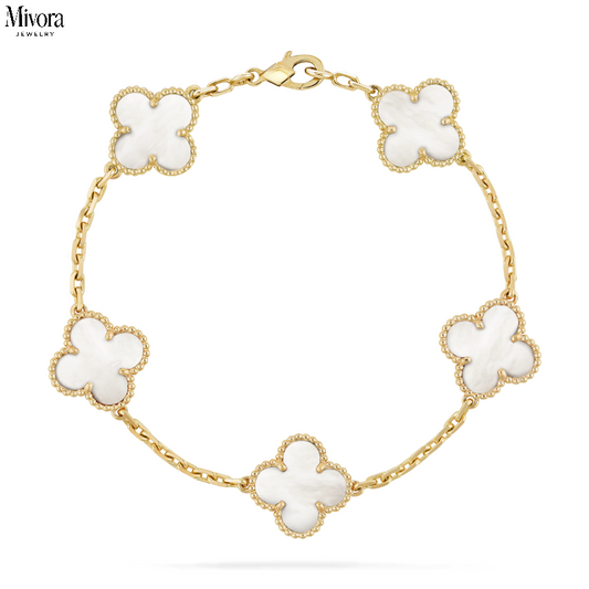 Mivora CLOVER BRACELET | PEARL