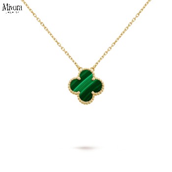 CLOVER NECKLACE | EMERALD